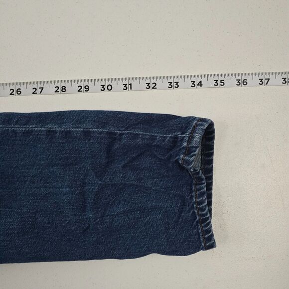 Abercrombie & Fitch Ames Slim Boyfriend Jeans Size 27 (4S) Dark Wash Denim 4281 - Picture 6 of 12